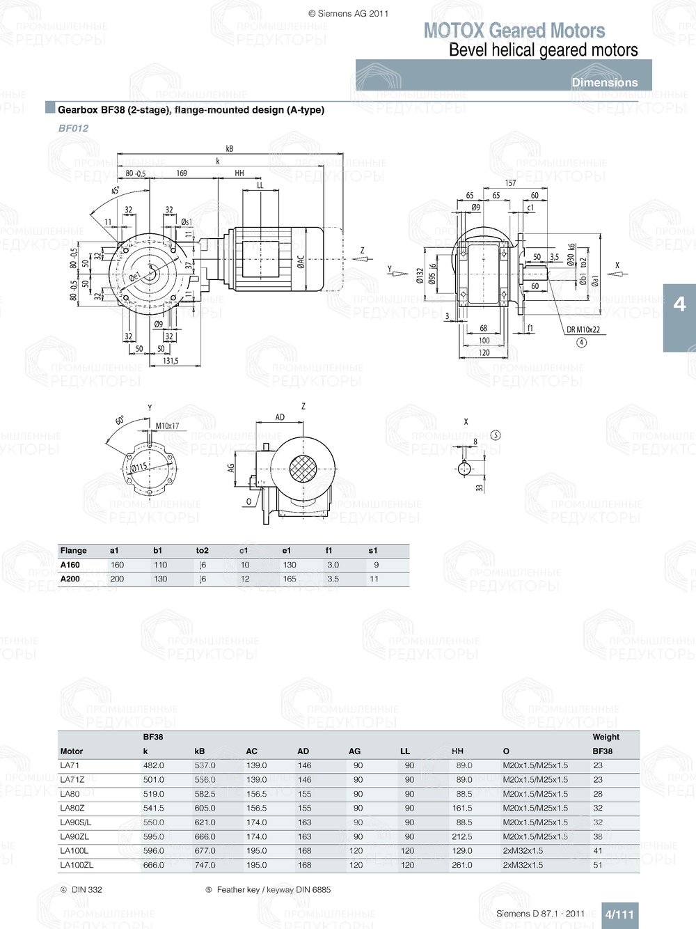 Мотор-редуктор Flender B-BZ38 Flender B-BZ38